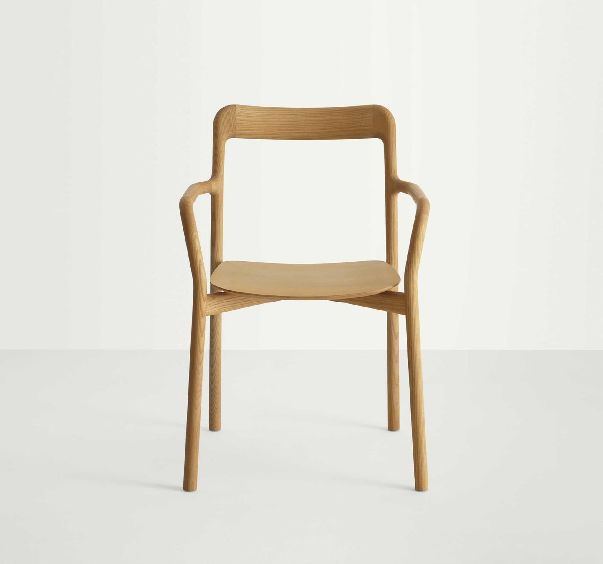 minimalist Branca wood chair by Kim Colin
