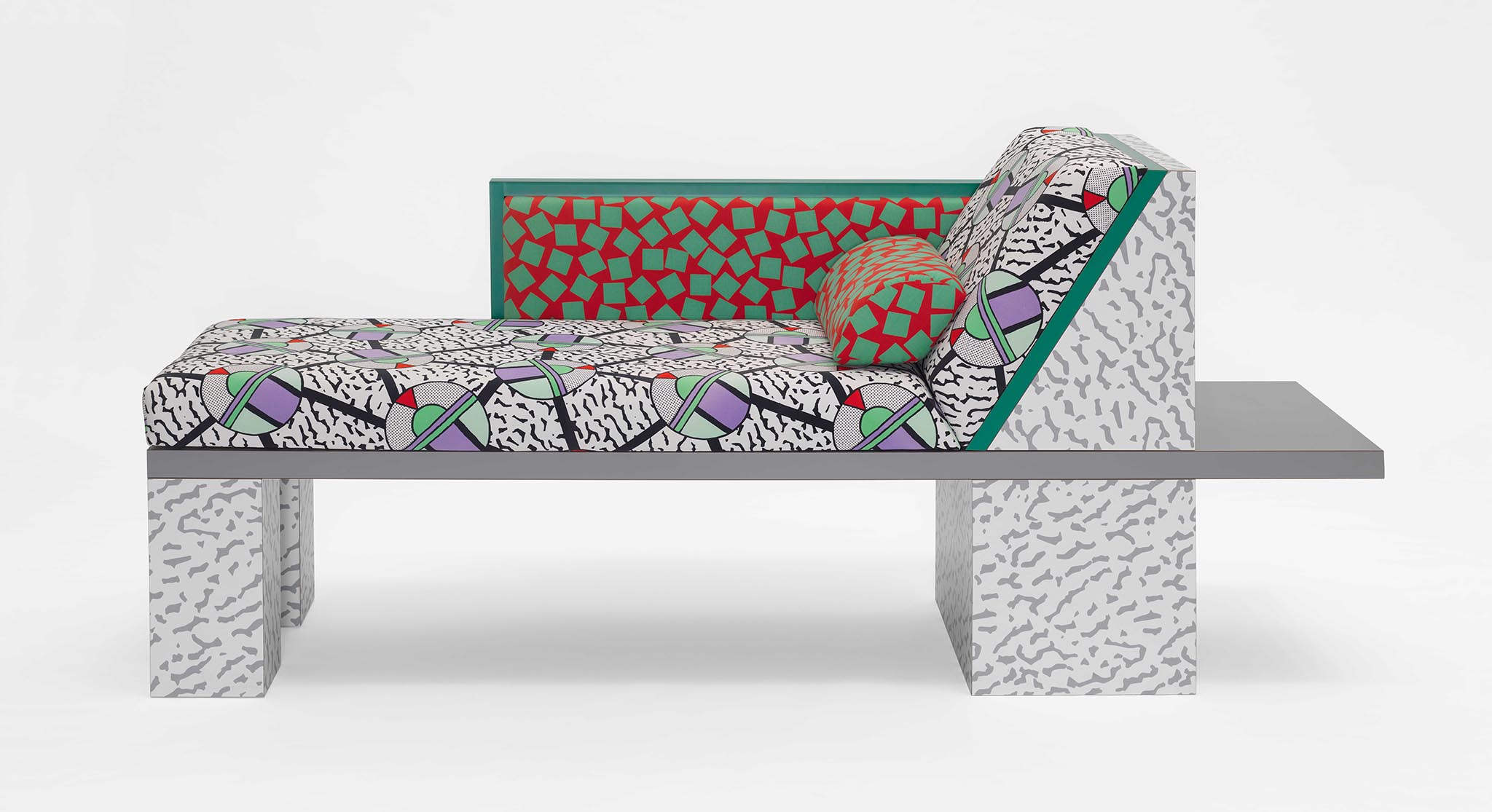 brightly patterned contemporary royal sofa by Nathalie du Pasuier